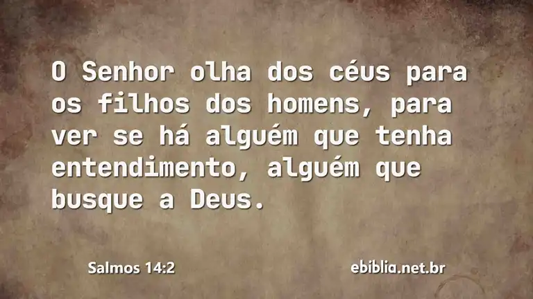 Salmos 14:2