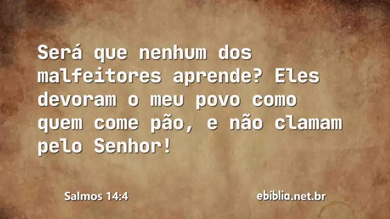 Salmos 14:4