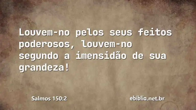 Salmos 150:2