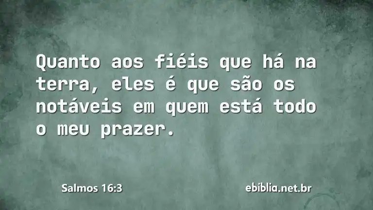 Salmos 16:3