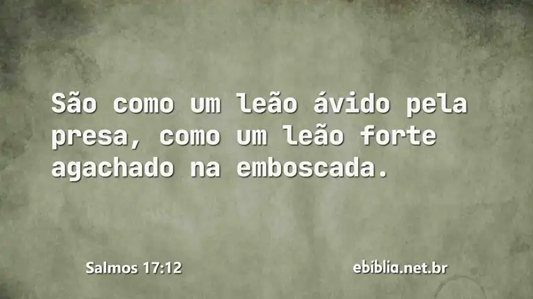 Salmos 17:12