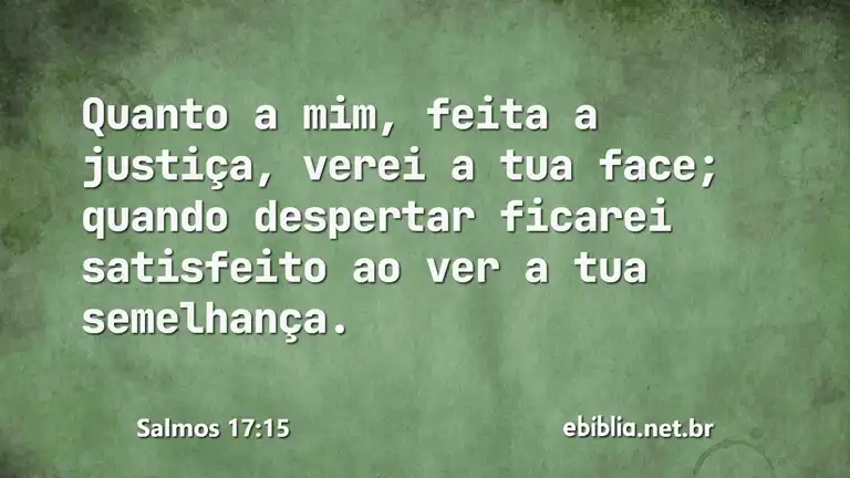 Salmos 17:15