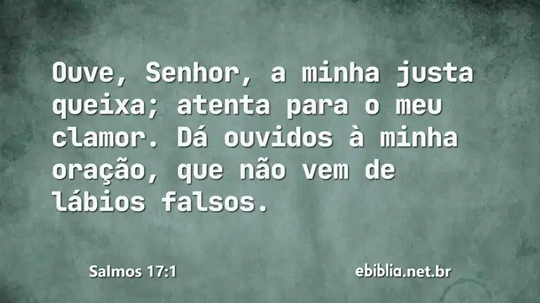 Salmos 17:1