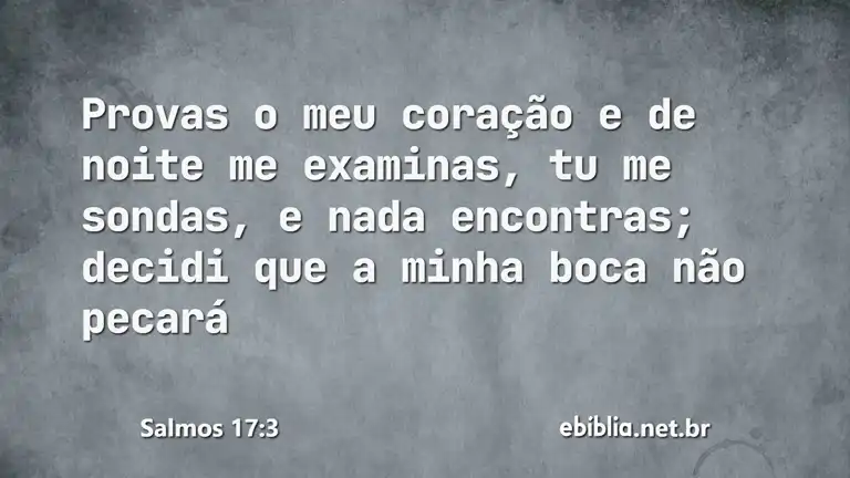 Salmos 17:3