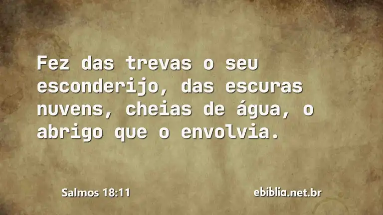 Salmos 18:11