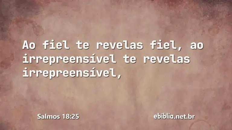 Salmos 18:25