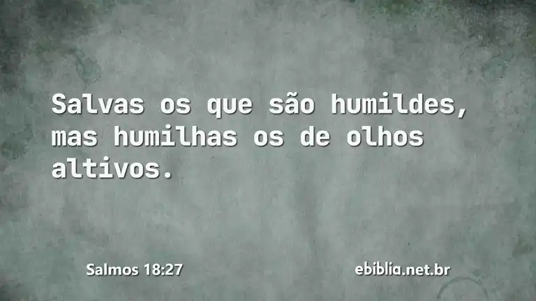 Salmos 18:27