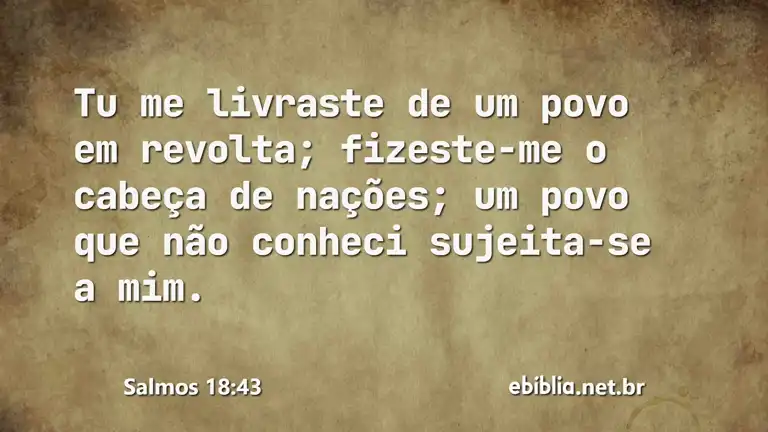 Salmos 18:43