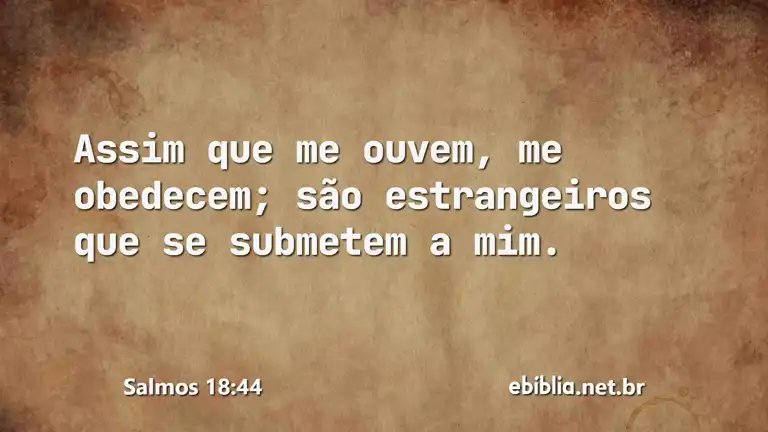 Salmos 18:44