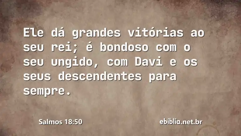 Salmos 18:50