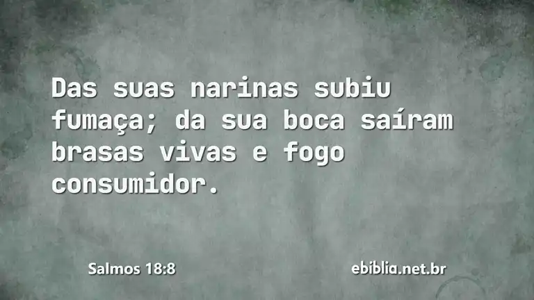 Salmos 18:8