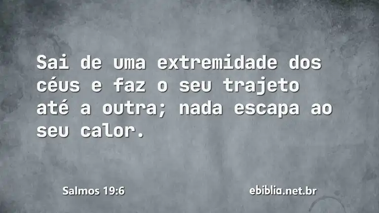 Salmos 19:6