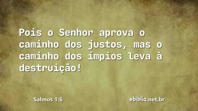 Salmos 1:6