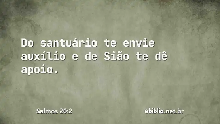 Salmos 20:2