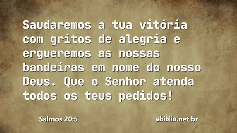 Salmos 20:5