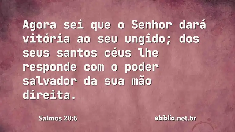 Salmos 20:6