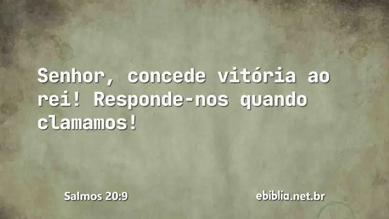 Salmos 20:9