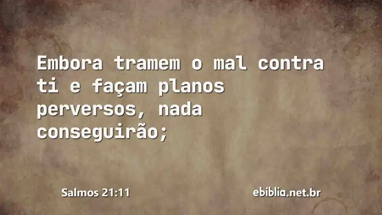 Salmos 21:11