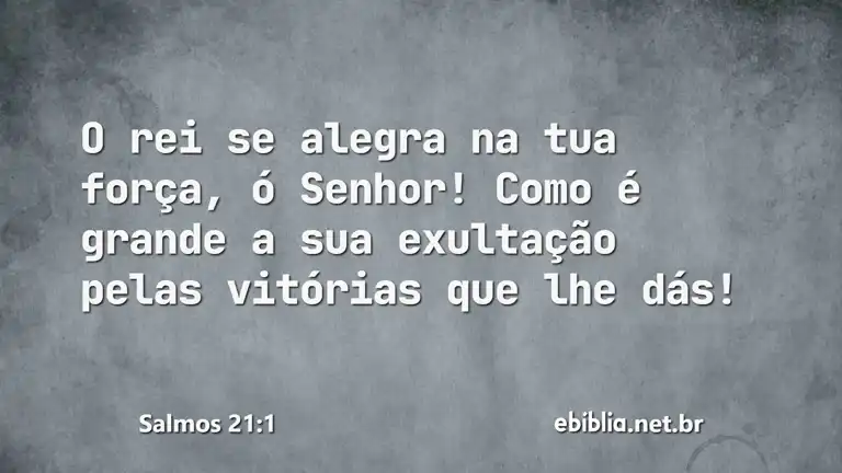 Salmos 21:1