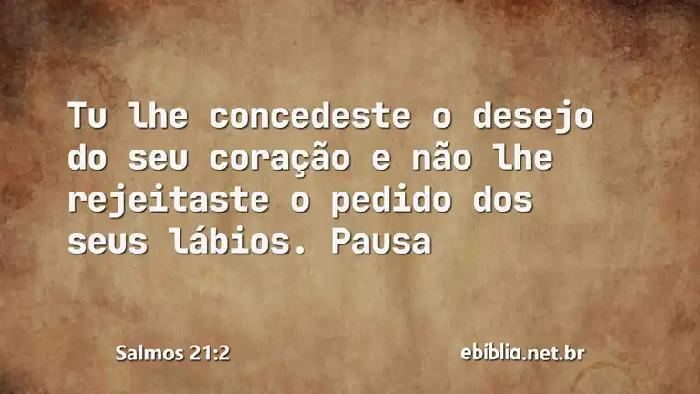 Salmos 21:2