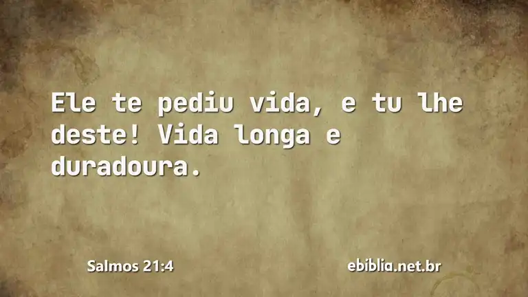 Salmos 21:4