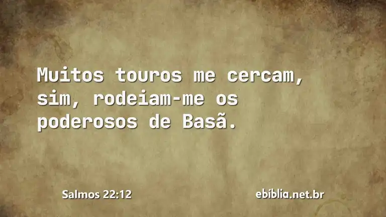 Salmos 22:12