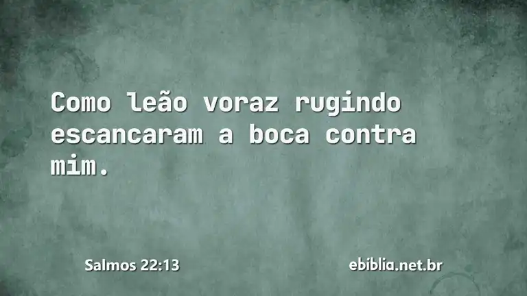 Salmos 22:13