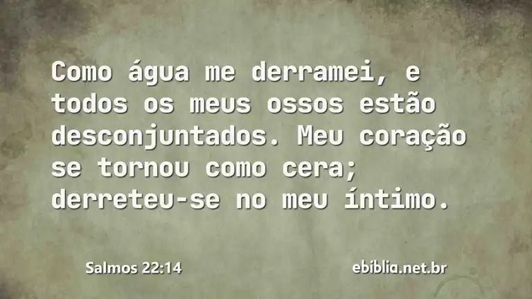 Salmos 22:14