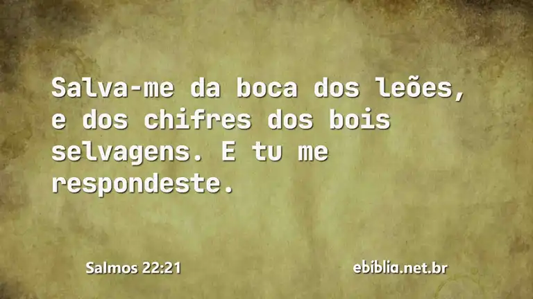 Salmos 22:21