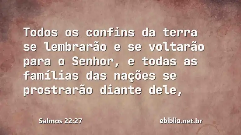 Salmos 22:27