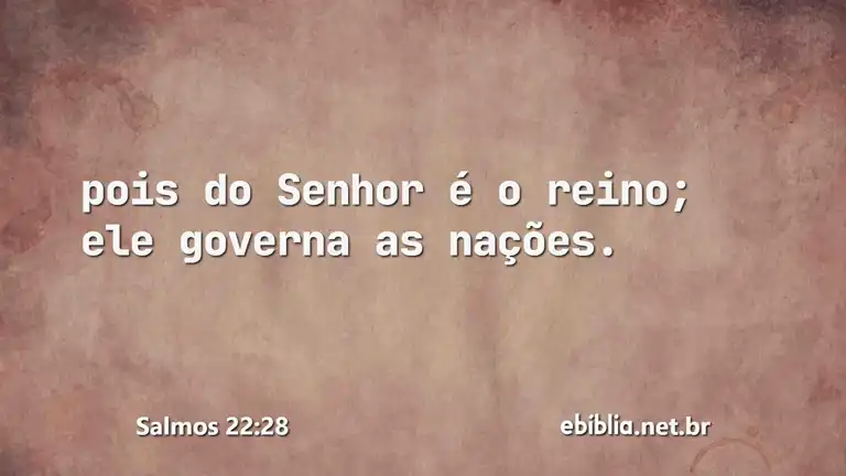 Salmos 22:28