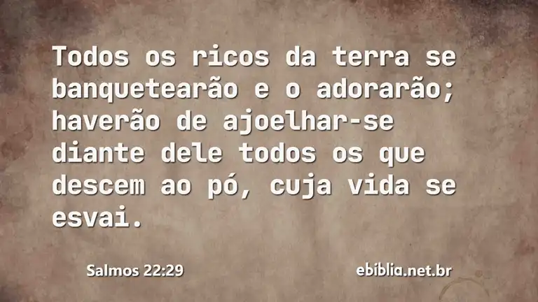 Salmos 22:29