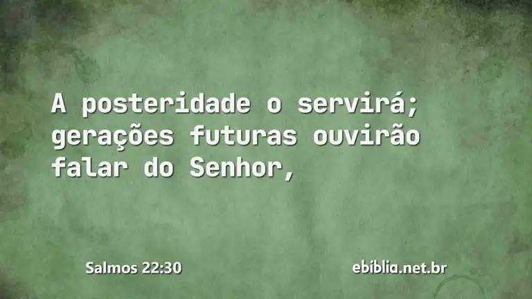 Salmos 22:30