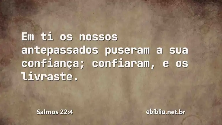 Salmos 22:4