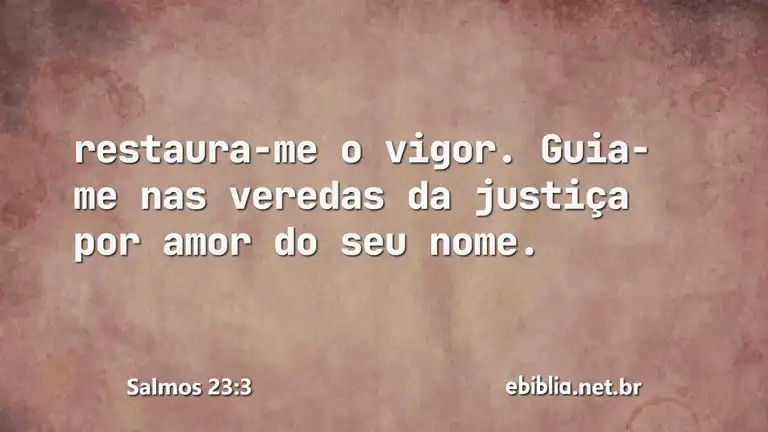 Salmos 23:3