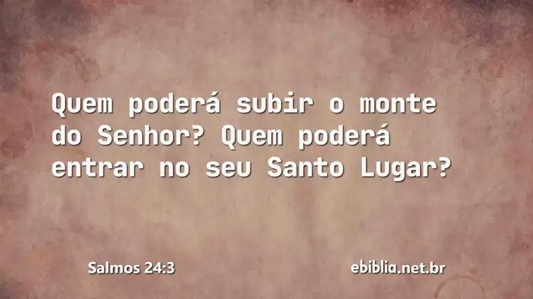 Salmos 24:3