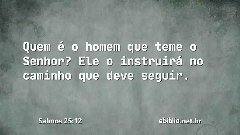 Salmos 25:12