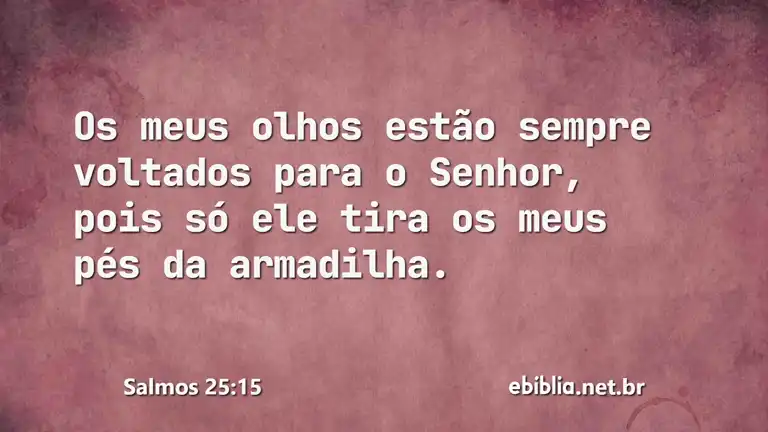 Salmos 25:15