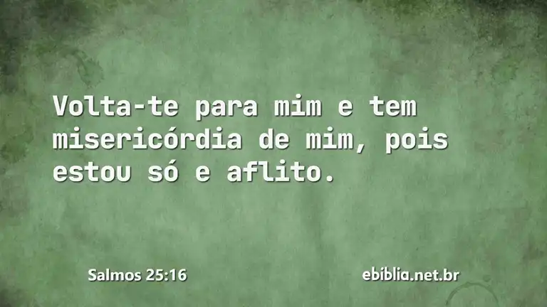 Salmos 25:16