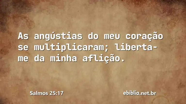 Salmos 25:17