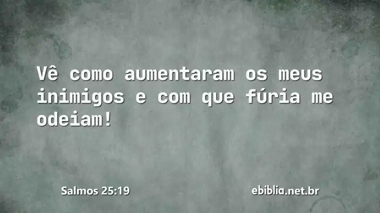 Salmos 25:19