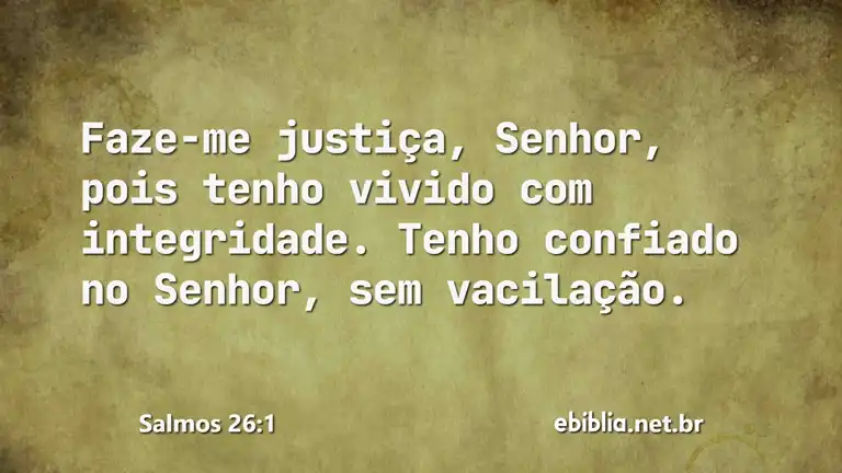 Salmos 26:1