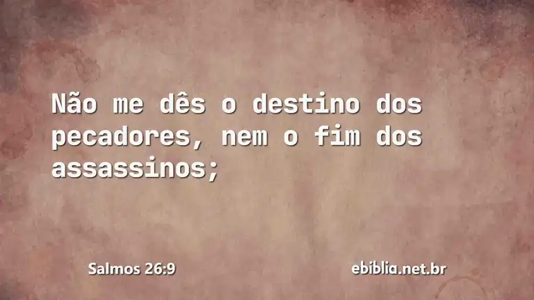 Salmos 26:9