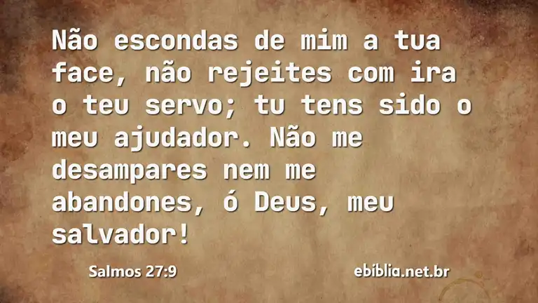 Salmos 27:9