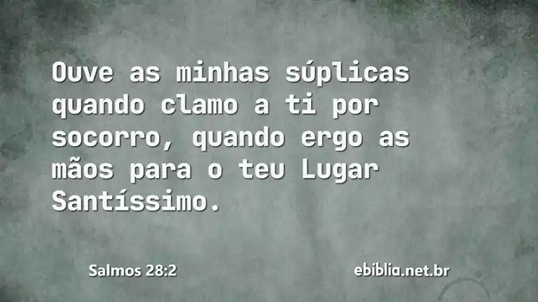 Salmos 28:2