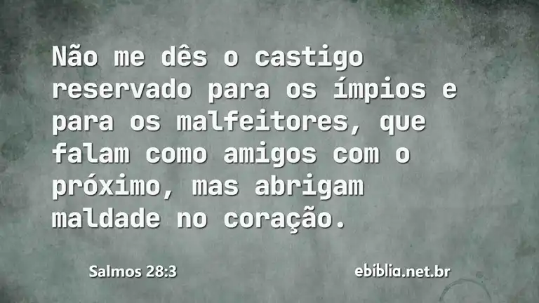 Salmos 28:3