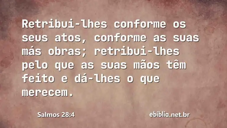 Salmos 28:4