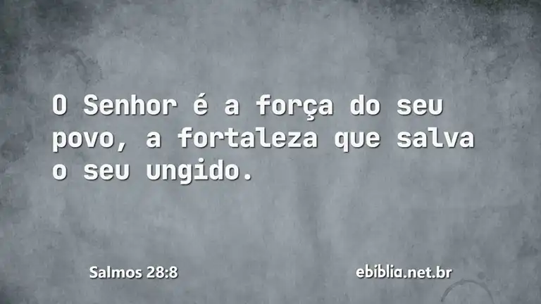 Salmos 28:8