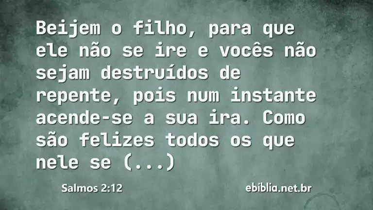 Salmos 2:12