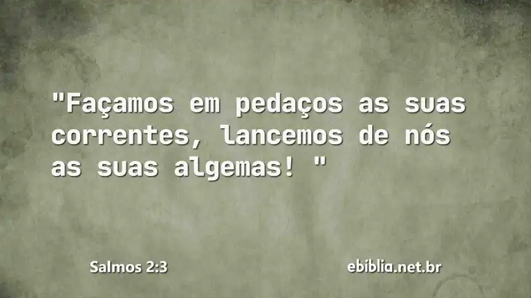 Salmos 2:3